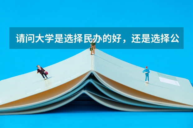 请问大学是选择民办的好，还是选择公办的好呢？