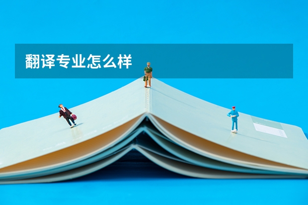 翻译专业怎么样