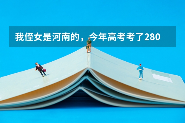 我侄女是河南的,今年高考考了280分(文科),美术考了190分,能上什么学校?