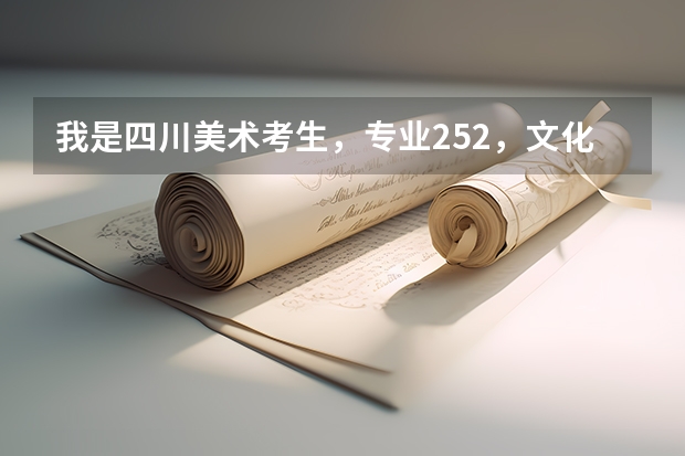 我是四川美术考生,专业252,文化330,能上本科吗?