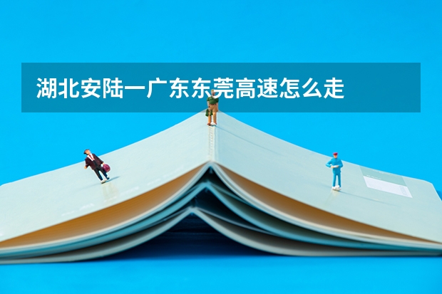 湖北安陆一广东东莞高速怎么走