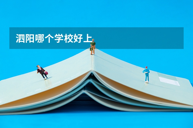 泗阳哪个学校好上