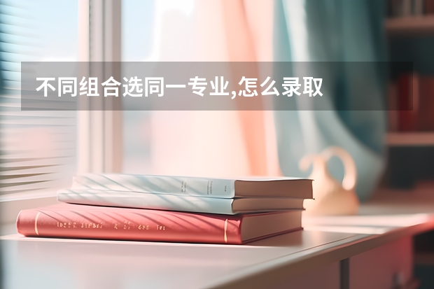不同组合选同一专业,怎么录取