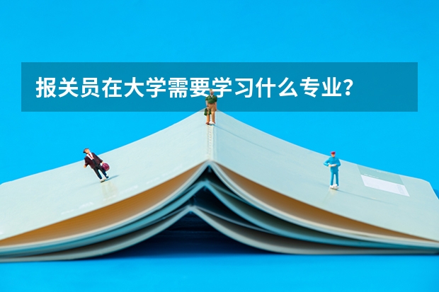 报关员在大学需要学习什么专业?