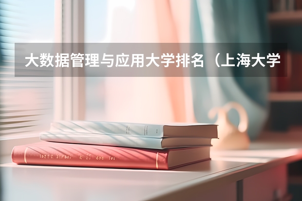 大数据管理与应用大学排名（上海大学计算机专业排名）