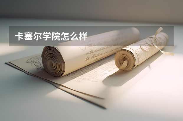 卡塞尔学院怎么样