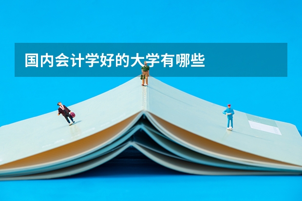 国内会计学好的大学有哪些